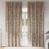 Rideaux en velours 2 pcs Champagne 245 x 140 cm Velours 630606630606