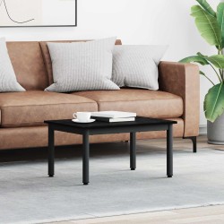 Table basse Chêne noir 70 x 50 x 36 cm Bois d'ingénierie 630607630607