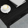 Table basse Chêne noir 70 x 50 x 36 cm Bois d'ingénierie 630607630607
