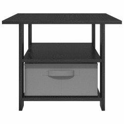 Table basse Chêne noir 77 x 55 x 42 cm Bois d'ingénierie 630608630608