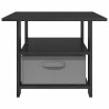 Table basse Chêne noir 77 x 55 x 42 cm Bois d'ingénierie 630608630608