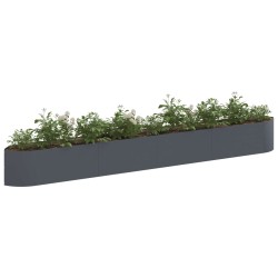 Jardin surélevé Anthracite 380 x 40 x 40 cm Acier 630612630612