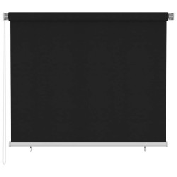 Store roulant d'extérieur 185 (l) x 140 (H) cm noir 630619630619