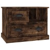 Table de chevet chêne fumé 60x39x45 cm 630624630624