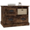 Table de chevet chêne fumé 60x39x45 cm 630624630624
