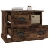 Table de chevet chêne fumé 60x39x45 cm 630624630624