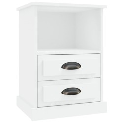 Table de chevet blanc 43x36x60 cm 630625630625