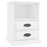 Table de chevet blanc 43x36x60 cm 630625630625