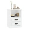 Table de chevet blanc 43x36x60 cm 630625630625