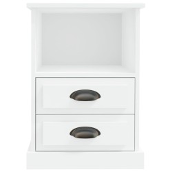 Table de chevet blanc 43x36x60 cm 630625630625