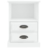 Table de chevet blanc 43x36x60 cm 630625630625