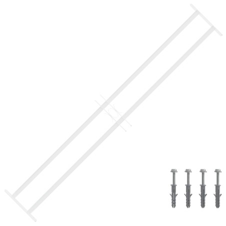 Grille de sécurité pour fenêtres avec 2 barres transversales 630626630626