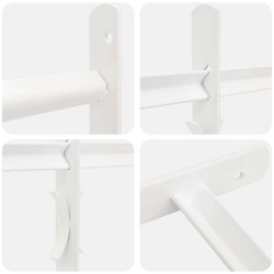 Grille de sécurité pour fenêtres avec 2 barres transversales 630626630626