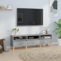 Meuble TV gris béton 150x30x44,5 cm bois d'ingénierie 630630630630