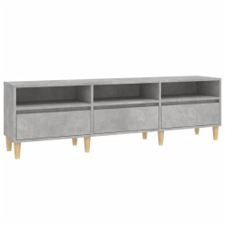 Meuble TV gris béton 150x30x44,5 cm bois d'ingénierie 630630630630