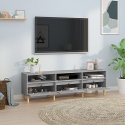 Meuble TV gris béton 150x30x44,5 cm bois d'ingénierie 630630630630