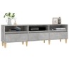 Meuble TV gris béton 150x30x44,5 cm bois d'ingénierie 630630630630