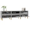 Meuble TV gris béton 150x30x44,5 cm bois d'ingénierie 630630630630
