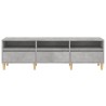 Meuble TV gris béton 150x30x44,5 cm bois d'ingénierie 630630630630