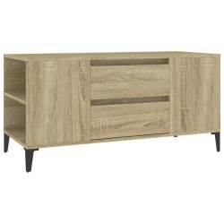 Meuble TV Chêne sonoma 102x44,5x50 cm Bois d'ingénierie 630631630631