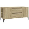 Meuble TV Chêne sonoma 102x44,5x50 cm Bois d'ingénierie 630631630631