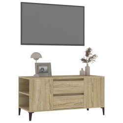 Meuble TV Chêne sonoma 102x44,5x50 cm Bois d'ingénierie 630631630631