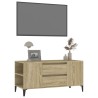 Meuble TV Chêne sonoma 102x44,5x50 cm Bois d'ingénierie 630631630631