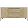 Meuble TV Chêne sonoma 102x44,5x50 cm Bois d'ingénierie 630631630631