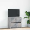 Meuble TV gris béton 60x35x54 cm bois d'ingénierie 630634630634