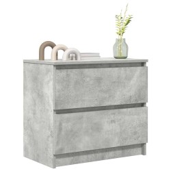 Meuble TV gris béton 60x35x54 cm bois d'ingénierie 630634630634