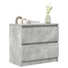 Meuble TV gris béton 60x35x54 cm bois d'ingénierie 630634630634