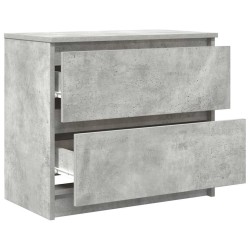Meuble TV gris béton 60x35x54 cm bois d'ingénierie 630634630634