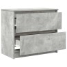 Meuble TV gris béton 60x35x54 cm bois d'ingénierie 630634630634