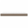 Matelas de lit à ressorts ensachés fermeté moyenne taupe 120x190x20 cm Tissu 630635630635
