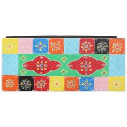 Meuble TV Multicolore 80 x 35 x 50 cm Bois de mangue massif 630637630637