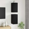 Meuble TV mural 2 pcs Chêne noir 30,5 x 30 x 60 cm 630638630638