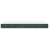 Matelas de lit à ressorts ensachés fermeté moyenne vert foncé 120x190x20 cm 630639630639