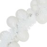 Guirlande de Boules de Noël Blanc 186 cm Polystyrène 630640630640