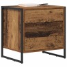 Table de chevet avec tiroir 2 pcs Bois Ancien 50 x 39,5 x 50 cm 630641630641