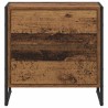 Table de chevet avec tiroir 2 pcs Bois Ancien 50 x 39,5 x 50 cm 630641630641