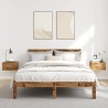 Tables de chevet murales 2 pcs vieux bois 35x35x20 cm 630644630644