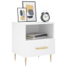 Tables de chevet 2 pcs blanc 40x35x47,5 cm bois d’ingénierie 630646630646