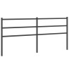  Tête de lit métal noir 193 cm 