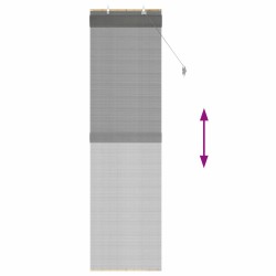 Store enrouleur Gris 50 x 220 cm Bambou 630649630649