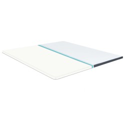 Surmatelas de sommier tapissier 200x180x5 cm mi-doux 630650630650