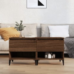 Tables d'appoint 2 pcs Chêne marron 50x46x50 cm Bois ingénierie 630652630652