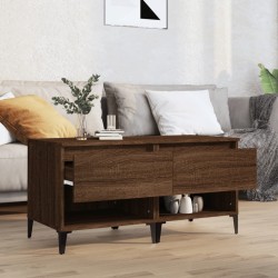 Tables d'appoint 2 pcs Chêne marron 50x46x50 cm Bois ingénierie 630652630652