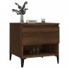 Tables d'appoint 2 pcs Chêne marron 50x46x50 cm Bois ingénierie 630652630652