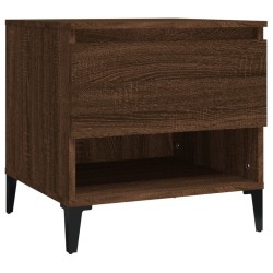 Tables d'appoint 2 pcs Chêne marron 50x46x50 cm Bois ingénierie 630652630652