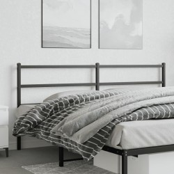  Tête de lit métal noir 193 cm 